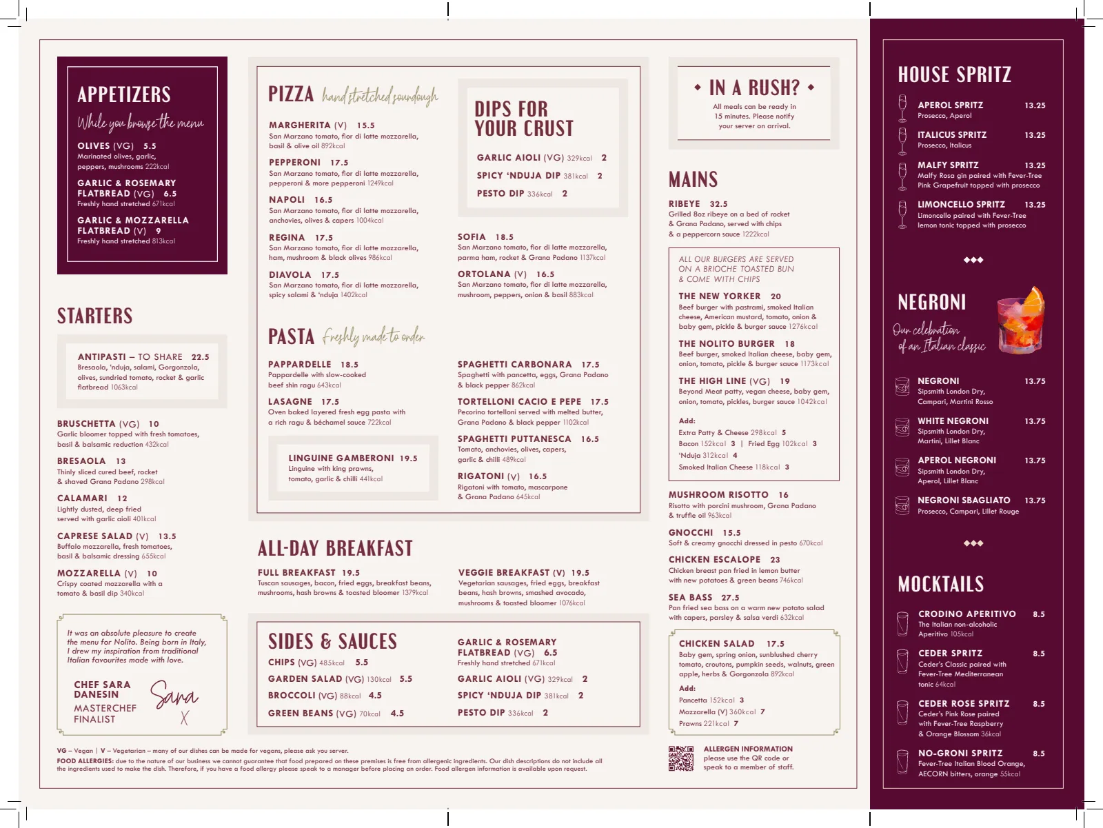 All Day Menu — page 1 of 2