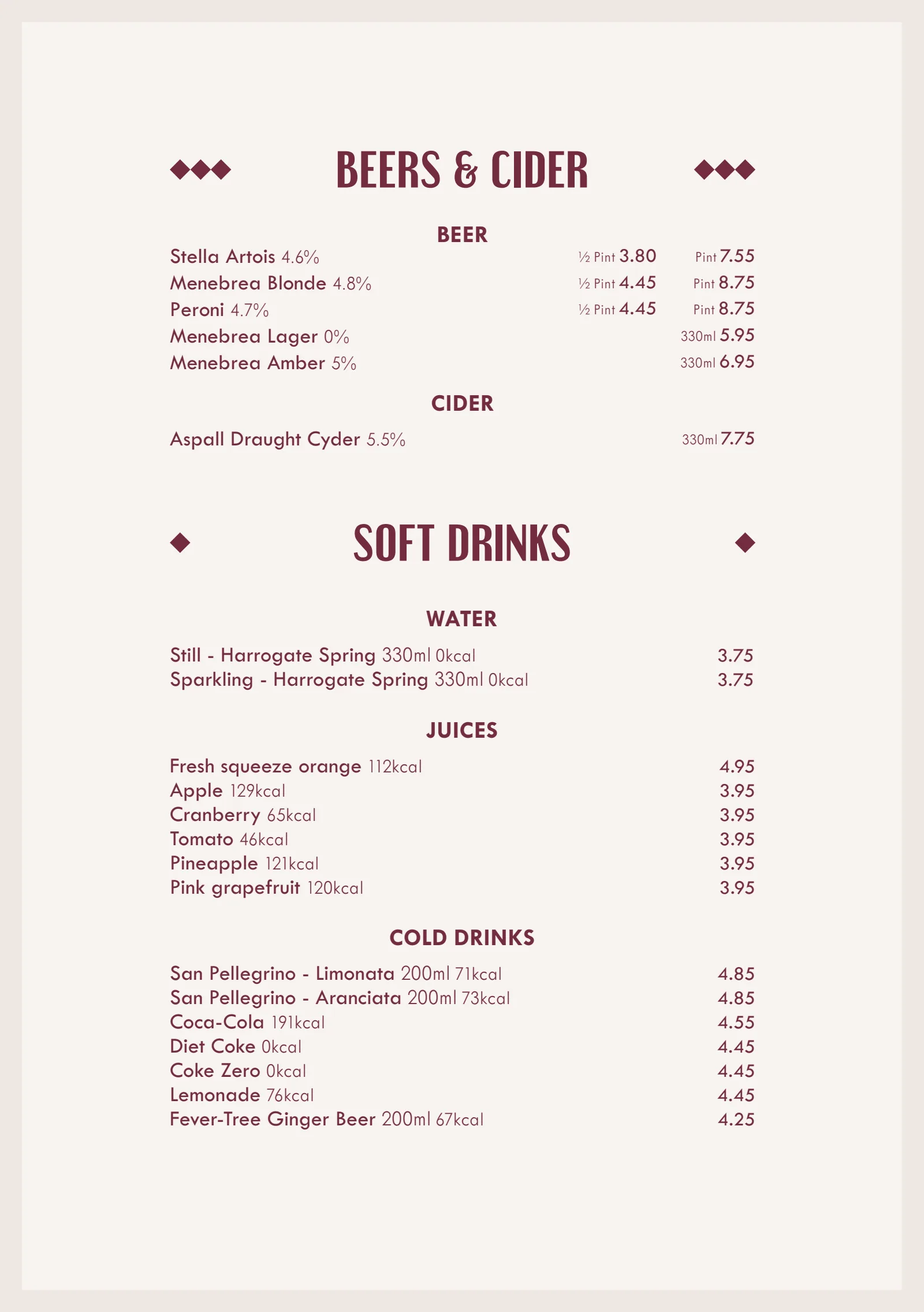 Drinks — page 7 of 8